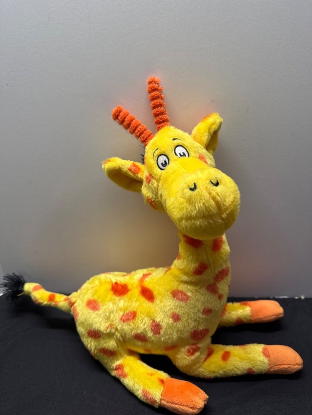 Kohls Cares Dr. Seuss Giraffe Plush Toy 15" Yellow & Orange Spotted Stuffed Anim